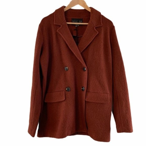 Rachel Zoe Jackets & Blazers - NWT Rachel Zoe Double Breasted Wool Blend Blazer